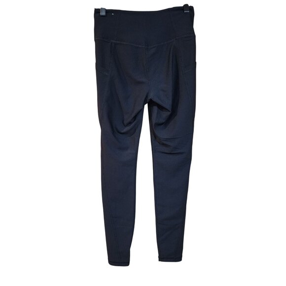 Old Navy Active Powersoft High-Waist Leggings Go-Dry Black S - Picture 3 of 4